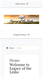 Mobile Screenshot of legacyofthelinks.com