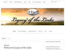 Tablet Screenshot of legacyofthelinks.com